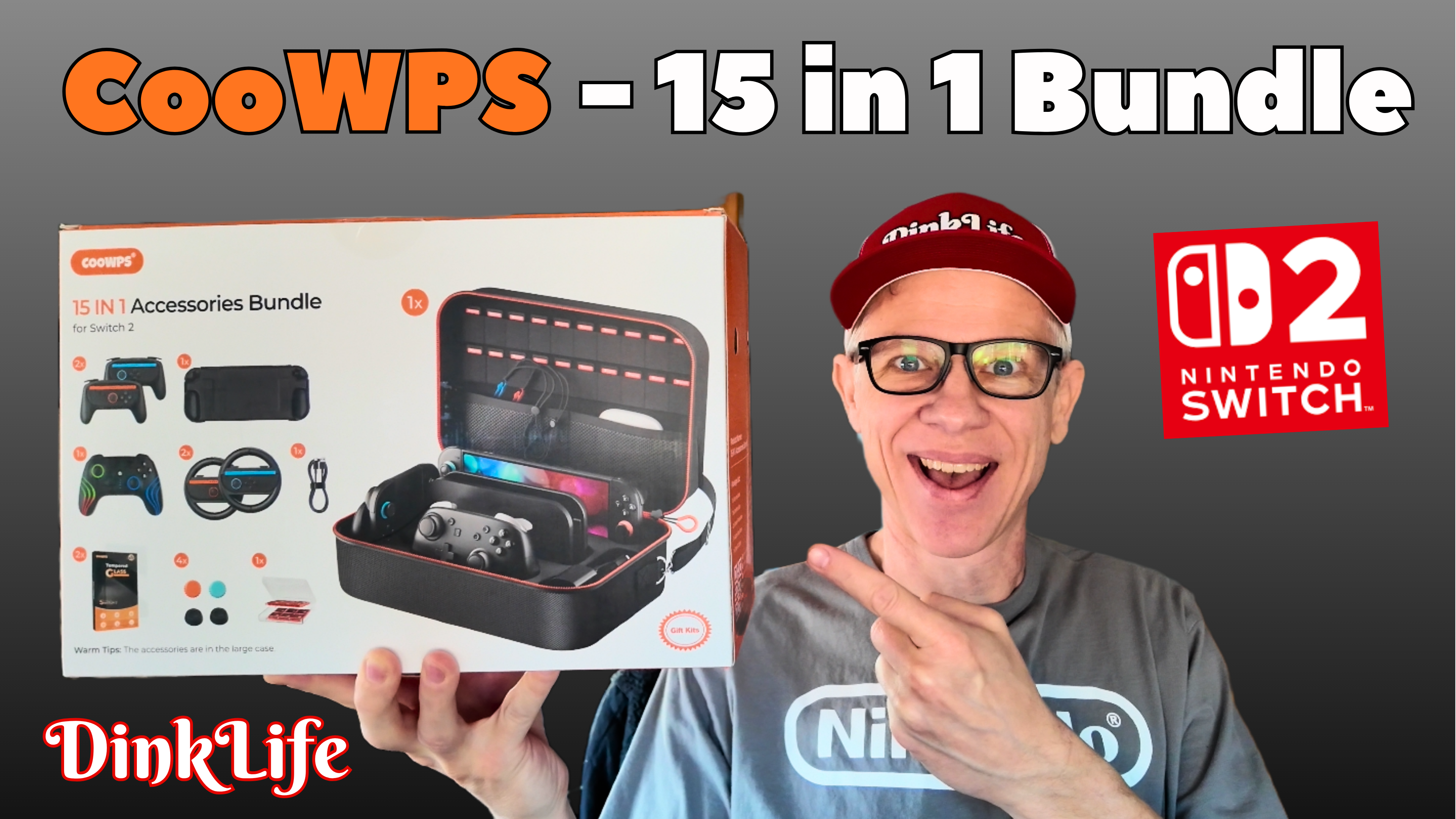 The ONLY Switch 2 Case You’ll Need? COOWPS 15-in-1 Travel Case Review